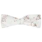 ربطة شعر بطبعة باللون الأبيض والزهري, 1, hi-res